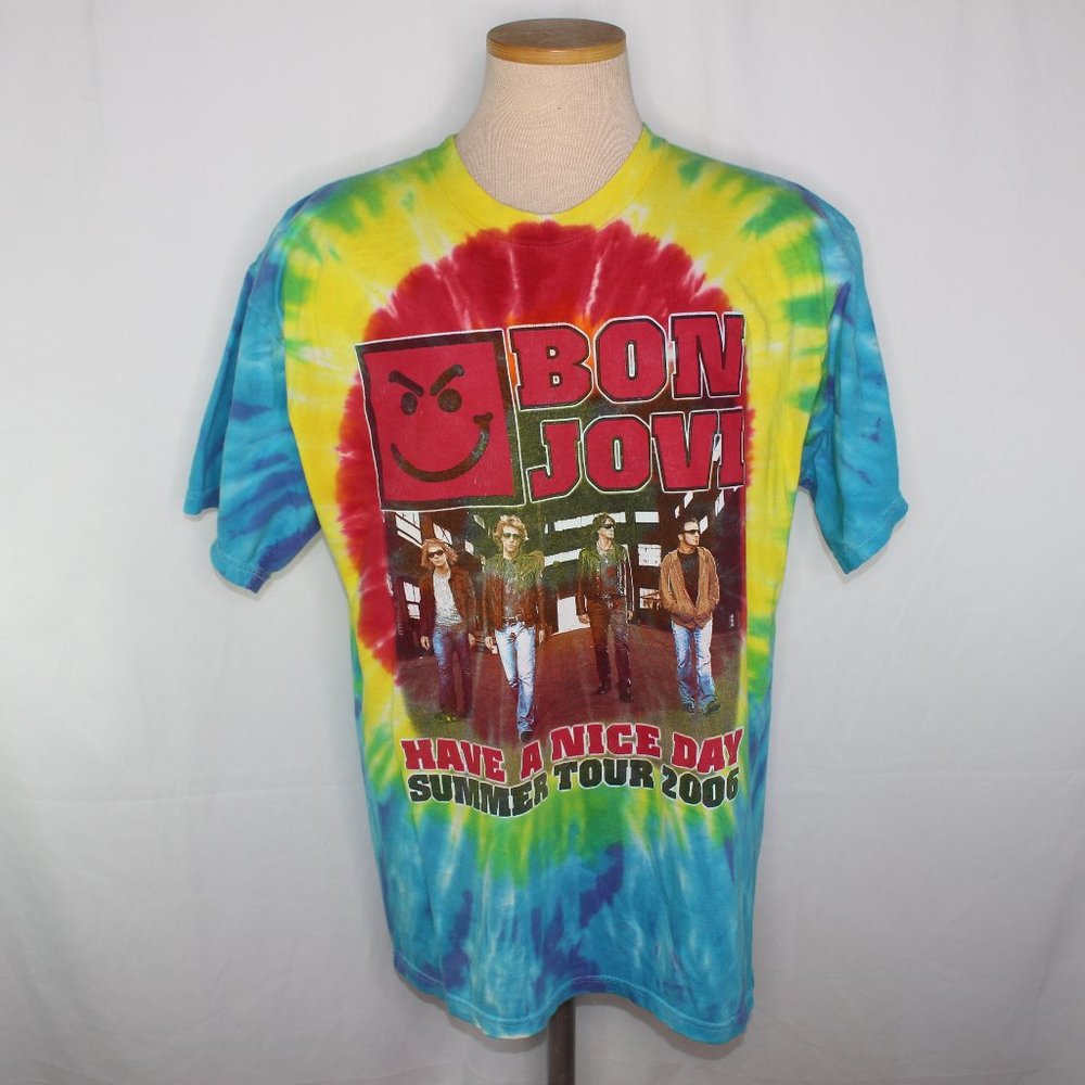 2006 Bon Jovi Tie Dye Concert Shirt